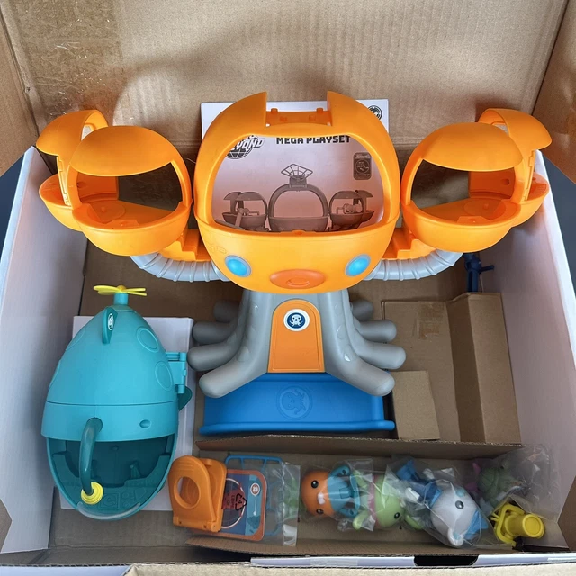 OCTONAUTS ABOVE & Beyond Mega Playset Octopod Figures Captain Barnacles