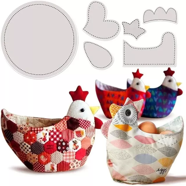DIY Craft Acrylic Templates Set Chicken Basket Sewing Templates  Beginners
