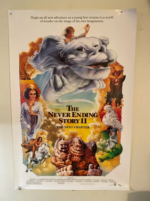 Poster: The NeverEnding Story II 2 (1990): Video Store original, movie, 27x40" B