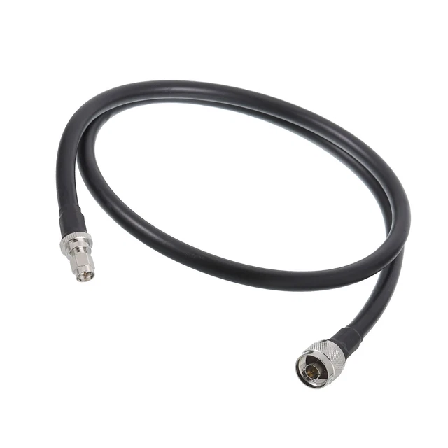 Coaxial Cables 400 Type N Male to SMA Male 3.2FT Black 1Pcs