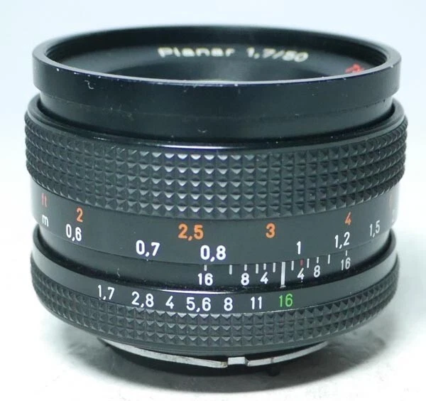 Carl Zeiss Planar 1,7 50 T* MM Objektiv f. Contax / Yashi  An-Verkauf  ff-shop24