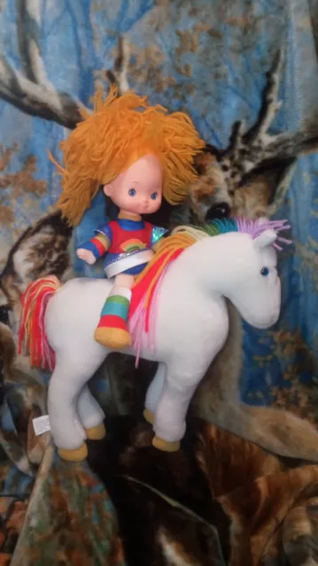 Vintage 1983 Mattel Hallmark Card Rainbow Brite Doll & Starlite Plush Horse Pony