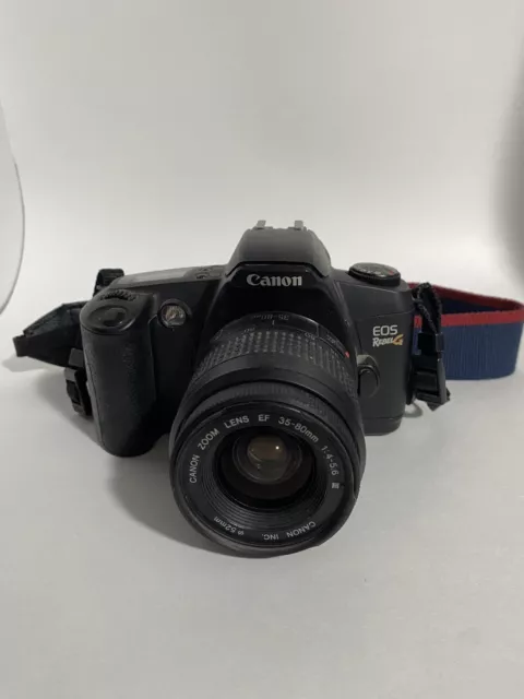 Canon EOS-Rebel G 35mm SLR Film Camera Body + 35-80mm Lens f/4-5.6 *Untested*
