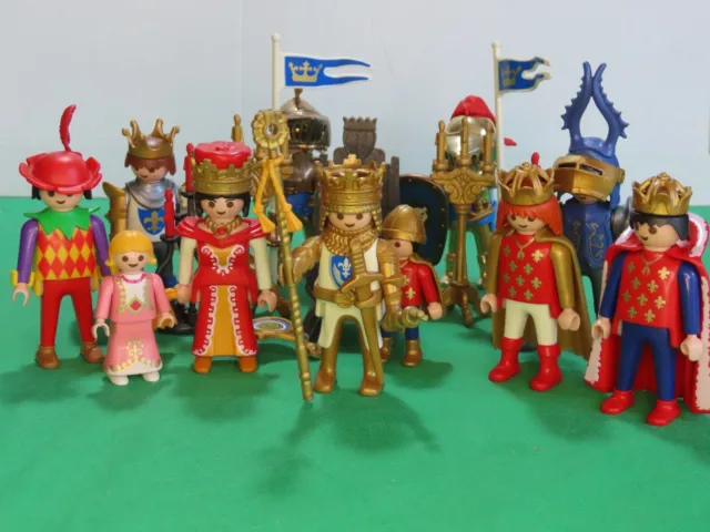 Playmobil : lot roi reines princes et chevaliers