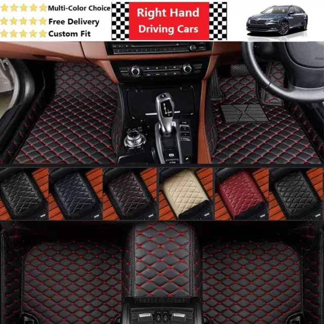 Luxury Tailored Custom Car Floor Mat for Skoda Superb 2008~2022 Hatchback Estate