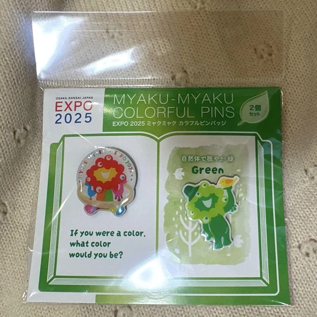 OSAKA EXPO 2025 Myakumiak Pins Badge Collectible New Used