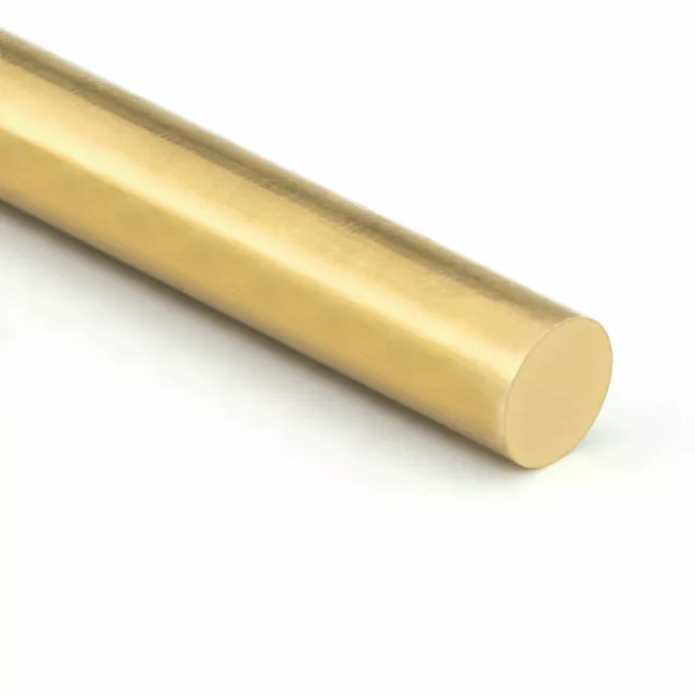 Round rod 12" long 1" Brass C360 h02 solid brass bar new lathe bar stock 1.00"