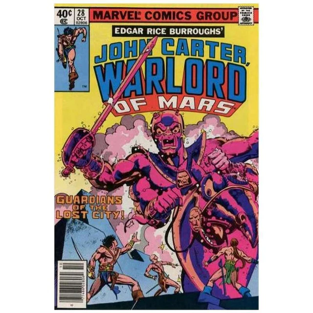 John Carter: Warlord of Mars (1977 series) #28 in VF + cond. Marvel comics [u