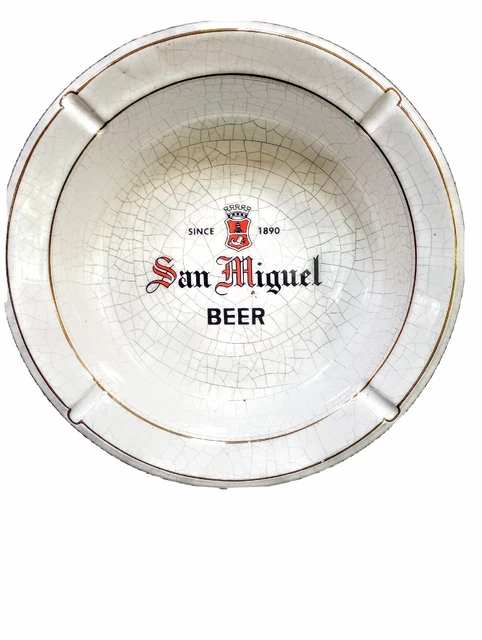 Sam Miguel Beer Cigar  Sized Large Ashtray