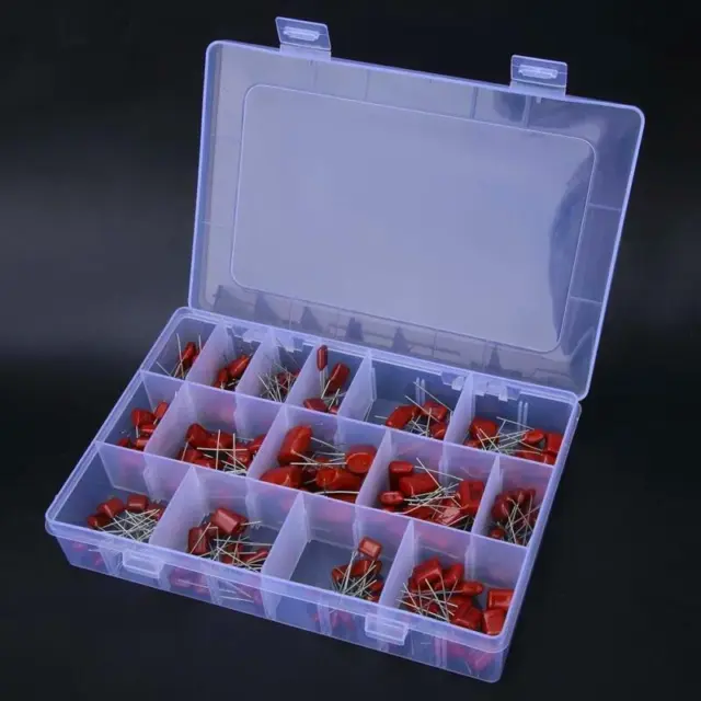 180PCS CBB Film Capacitor Kit 10nf-68nf 400v-630v Assortment