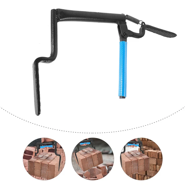 Pinza in mattoni robusta, pinza in mattoni portatile, strumento di supporto blocco di mattoni