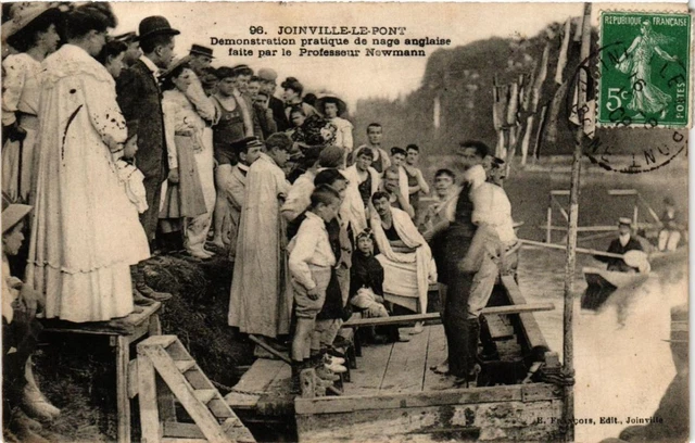 CPA AK JOINVILLE-le-BRIDGE English Swimming Practical Demonstration (600400)