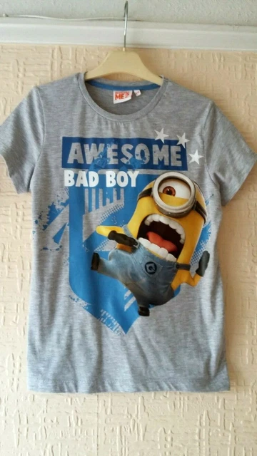 Boys' Despicable Me Minions A Lil Bit Bananas Short Sleeve Graphic T Shirt White 2t