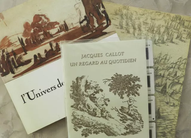 **** L'univers De Jacques Callot - M. Caffier : 3 Ouvrages + Diapositives - 1986