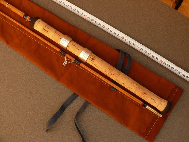 Canne à Pêche Lancer Bambou Refendu Pezon Et Michel – 188cm 140g Leurres