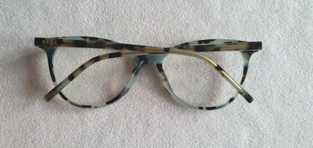 DKNY brown tortoiseshell cat's eye glasses frames. DK 5031. With case. 2
