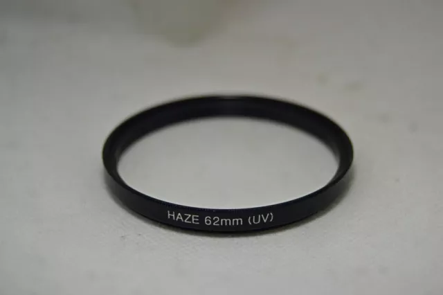 filtro UV usado Haze 62mm canon nikon pentax sony olympus