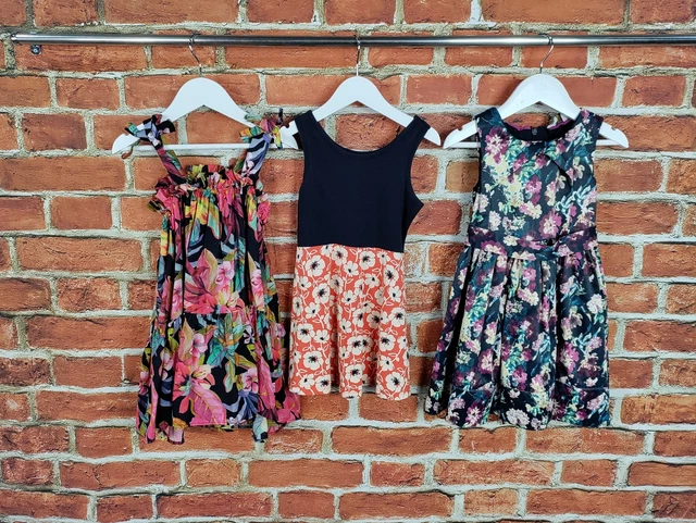 Girls Bundle Age 2-4 Years Next Outfit Satin Dress Sun Summer Winter Party 104Cm