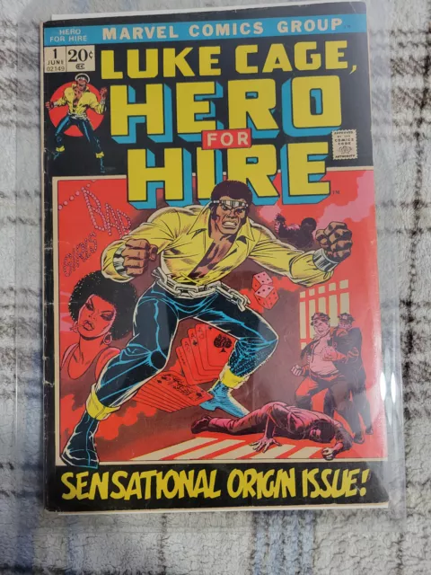 Hero For Hire #1 4.5 Vg 1972 1St Appearance Of Luke Cage Marvel Comics