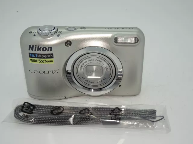 Nikon Coolpix A10 Digital Camera - Silver