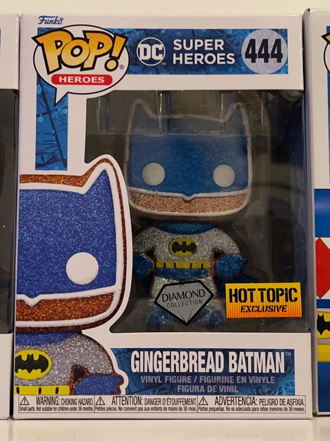 Funko Pop! DC Super Heroes 444. Gingerbread Batman  (Hot Topic Exclusive)