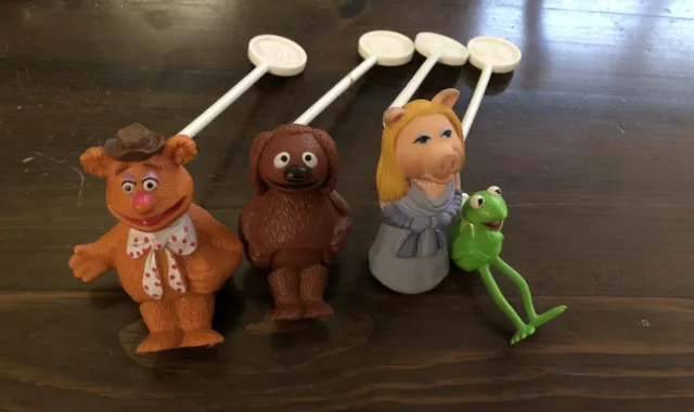 Vintage 1979 Fisher Price THE MUPPET SHOW PLAYERS Stick Puppets Muppets.