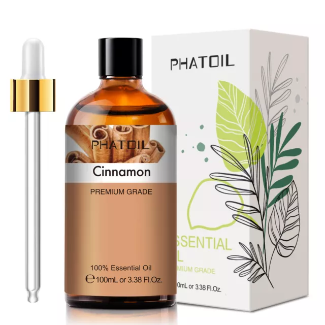 Aceite Esencial de Canela 100ml 100% Puros y Naturales Aromaterapia,difusor