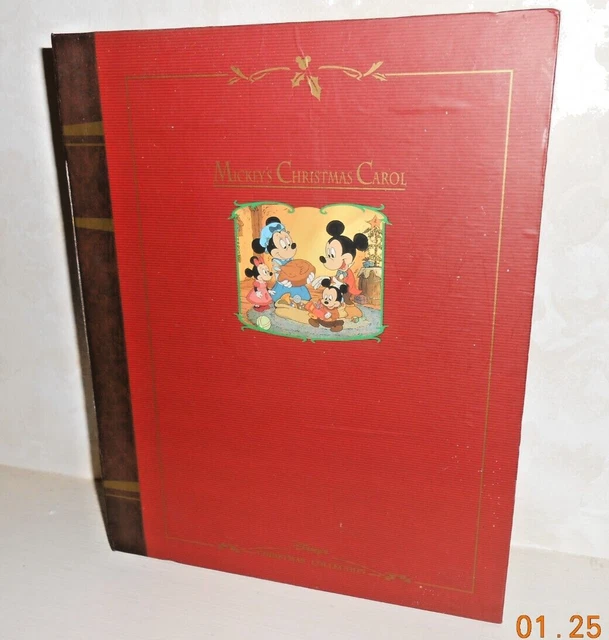 Disney Mickeys Christmas Carol Bookshelf Christmas Collection Ornament Set