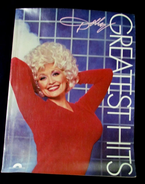 ORIGINAL DOLLY PARTON GREATEST HITS 1982 PIANO/VOCAL/CHORDS SONG MUSIC