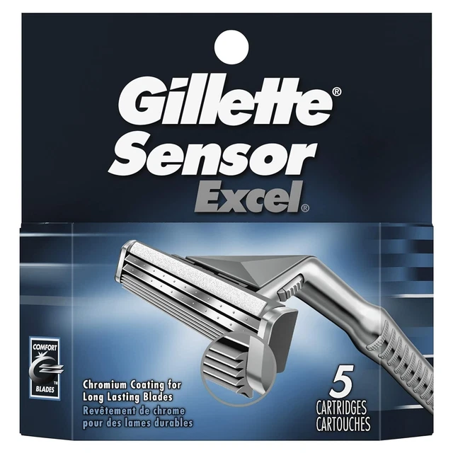 Recarga de afeitadora Gillette para hombre, 5 unidades