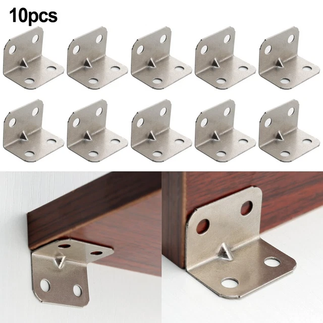 Home Improvement codice angolo schermi dritti 10 pz letti 30*20 mm spazzolati