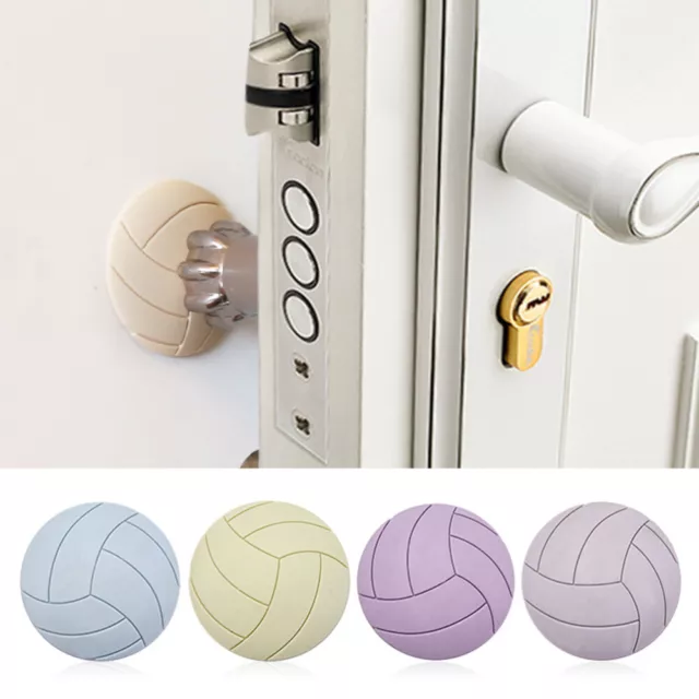 6Pcs Door Knob Bumpers Self-adhesive Door Stoppers Anti-collision Silencing Mat