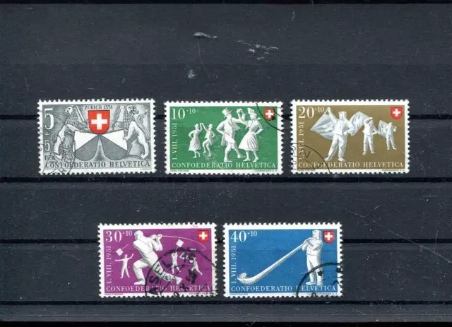 Schweiz Nr. 555 - 559 gest. Pro Patria 1951 (#88619)