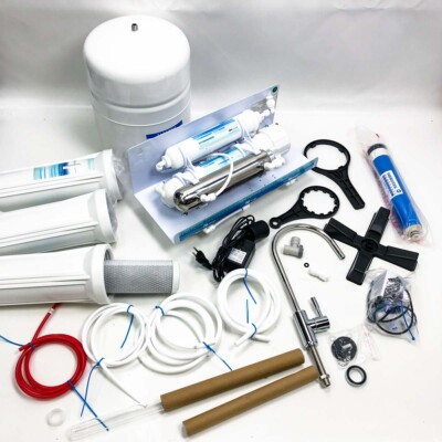 Sistema Osmosi Inversa Geekpure 6 Stadi Con Filtro UV - 75 GPD, Rimozione 99% Contaminanti, Serbatoio Incluso - Foto 8