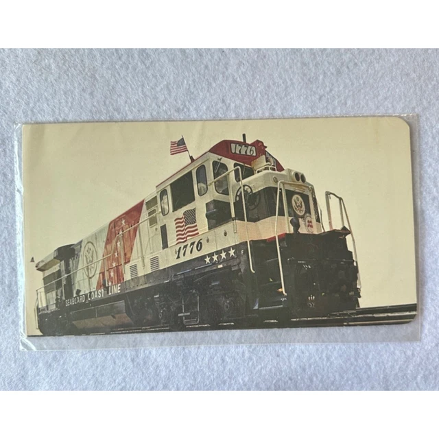 Vintage Railroad Memorabilia Seaboard Coast Line Bicentennial Commemoration