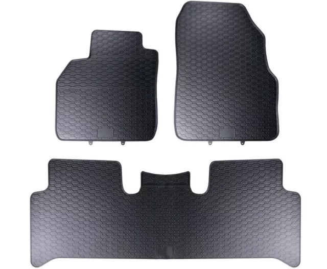 TAPIS DE SOL EN CAOUTCHOUC pour Renault Scenic II 2003-2009