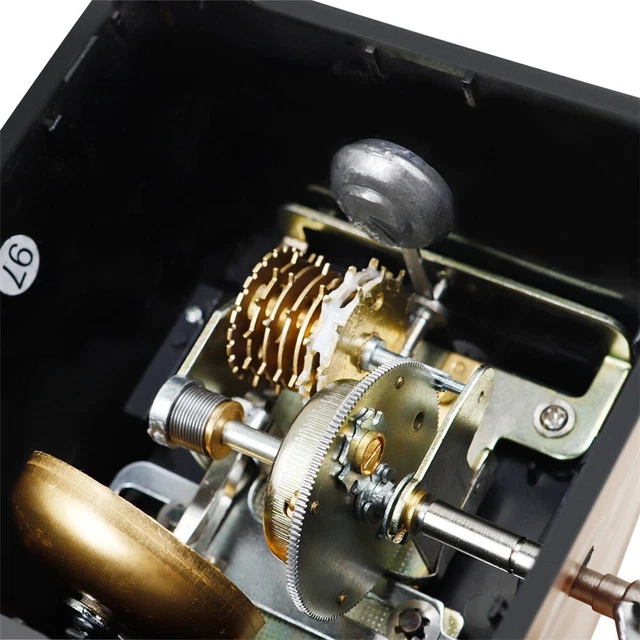 Mécanique Métronome Teck Bois Vintage Style en Bois Couleur / Musique Timer 12