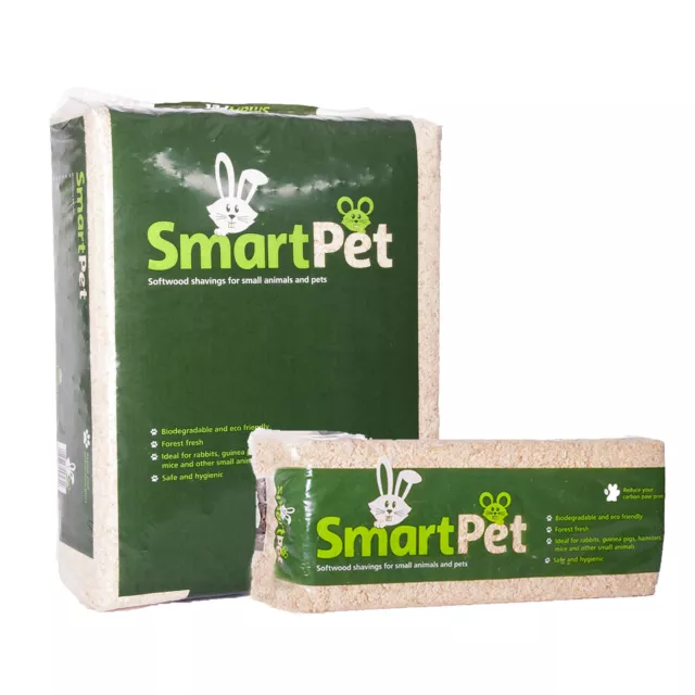 SmartPet Softwood Shavings Pet Bedding 1kg 4kg Packs