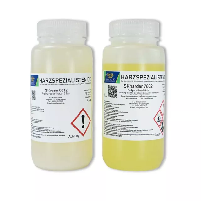 Aktion PUR Resin 2K Gießharz 12 min Polyurethan 1 kg Cast Resin (21,95 EUR/kg)