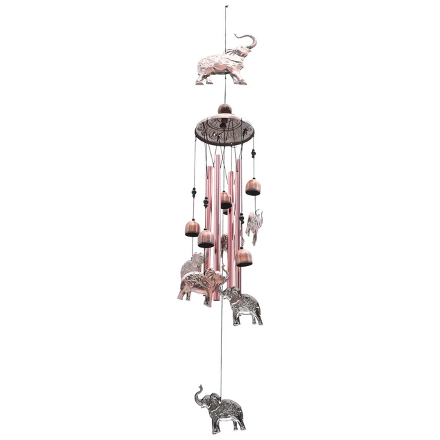 1 stück Home Yard Decor Cartoon Elefant Weinkime Anhänger Wind-Bell-Dekor