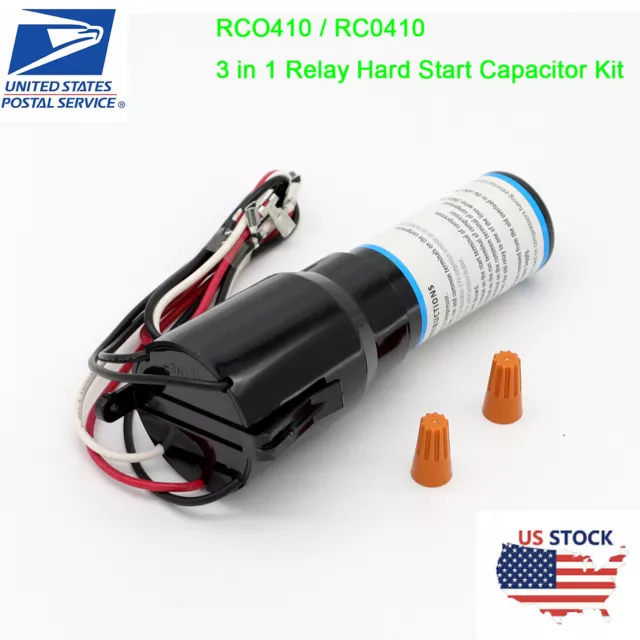 Supco RCO810 Refrigerator Relay Capacitor Overload RC0810 3-in-1 up to  1/5HP