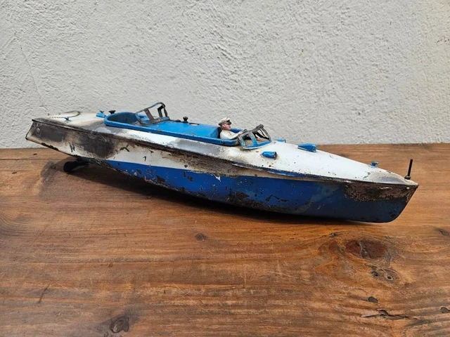 Canot Ruban Bleu N°2 Par JEP - Bateau Jouet Ancien - Collection