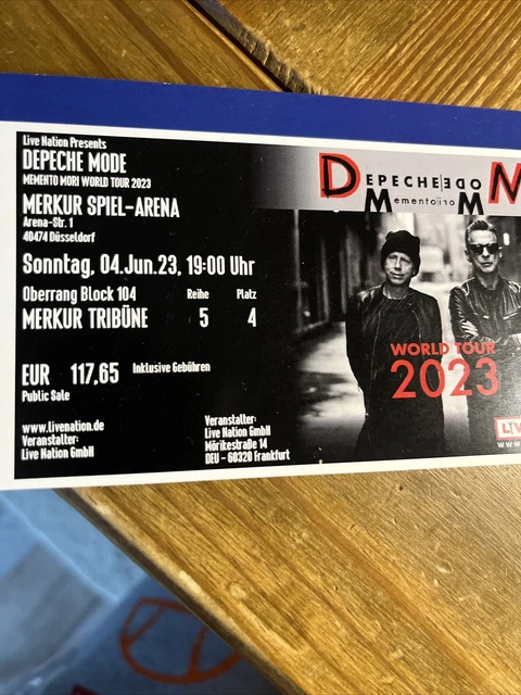 Depeche Mode Ticket Düsseldorf 04.06.2023