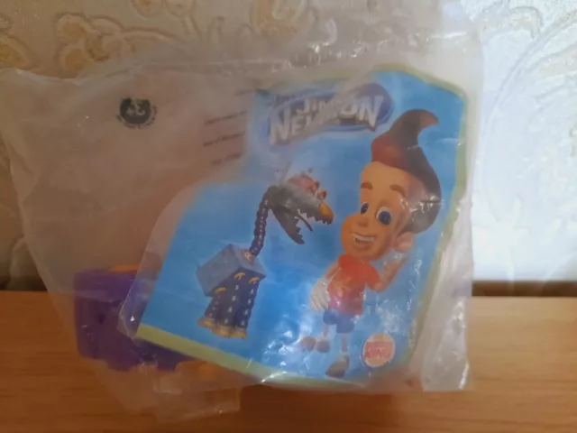 Jimmy Neutron Burger King Hot Rod Cindy Vortex Rocket Meal Toy Rare 2002 sealed