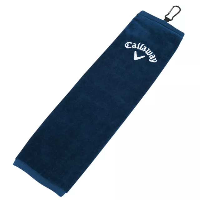 NAVY GOLF TOWEL - Callaway Tri-Fold Golf Towel - Navy