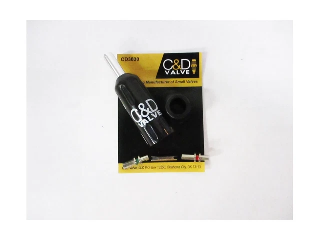 C&D Valve CD3830 Universal Locking Cap Removal Tool with 3 Bits 1