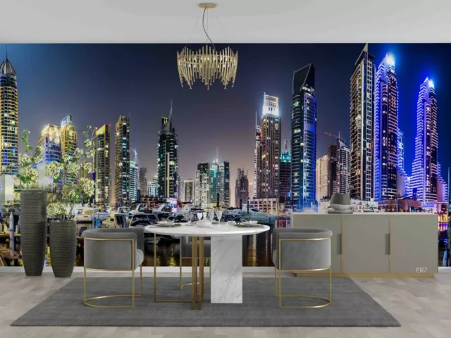 3d City Night View Wallpaper Wall Murals Removable Wallpaper 308 Eur 2893 Picclick Fr