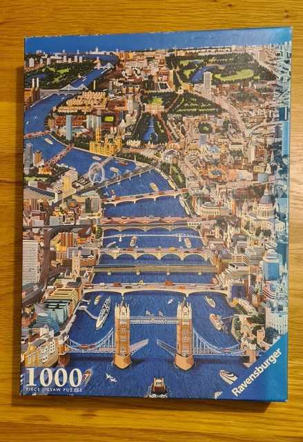 RAVENSBURGER 'LONDON TO The West' 1000 piece jigsaw puzzle £1.99 ...