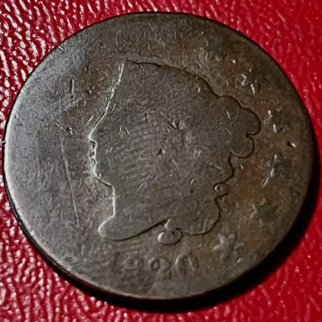 1820 Small Date Coronet Head Large Cent