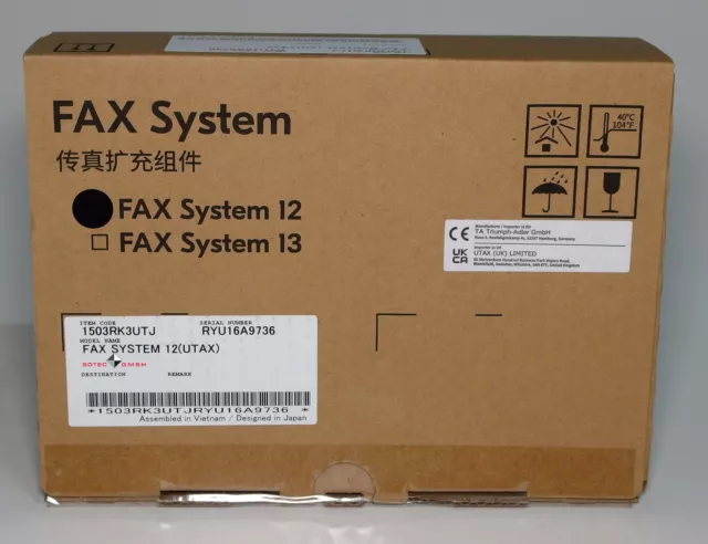 Triumph-Adler Faxkarte Fax system 12 1503RK3UT gebraucht